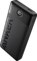 Anker - Power Bank (20,000mAh, 15W, 2-Port) - Black - Front_Zoom