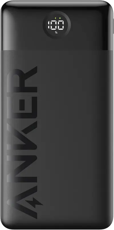Anker - Power Bank (20,000mAh, 15W, 2-Port) - Black
