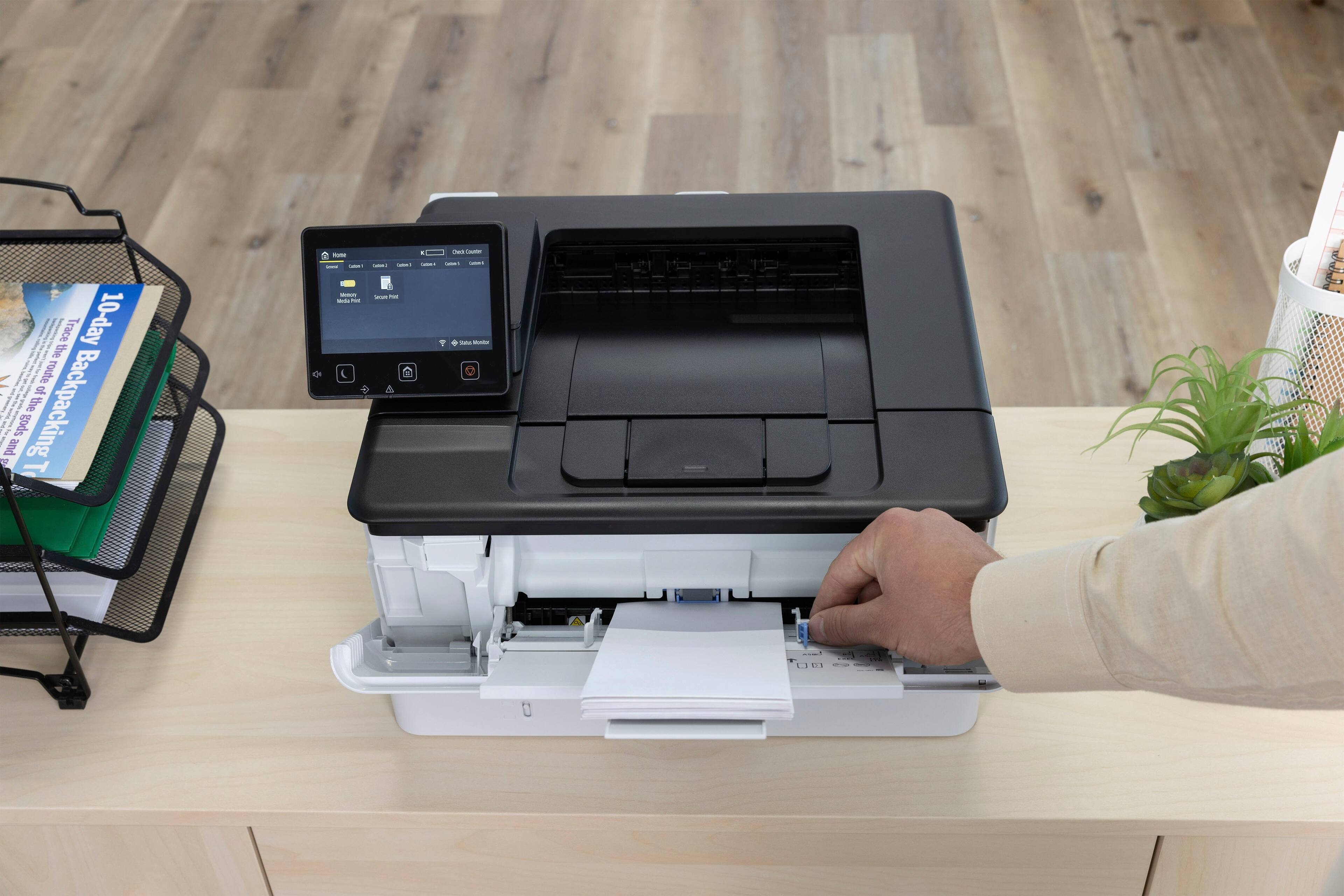 Alt View 25. Canon - imageCLASS LBP247dw Wireless Black-and-White Laser Printer - White.