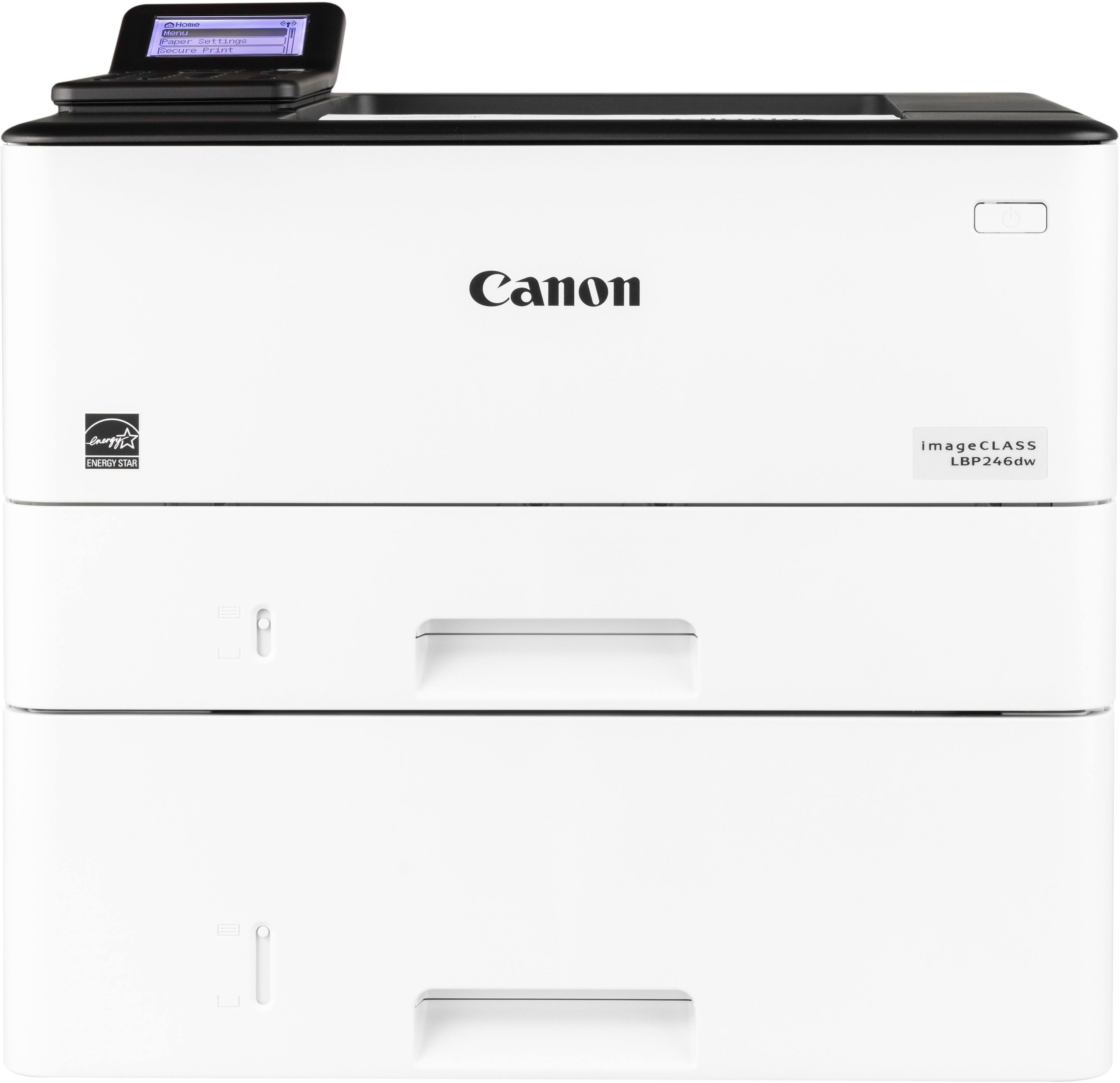 Alt View 11. Canon - imageCLASS LBP246dw Wireless Black-and-White Laser Printer - White.
