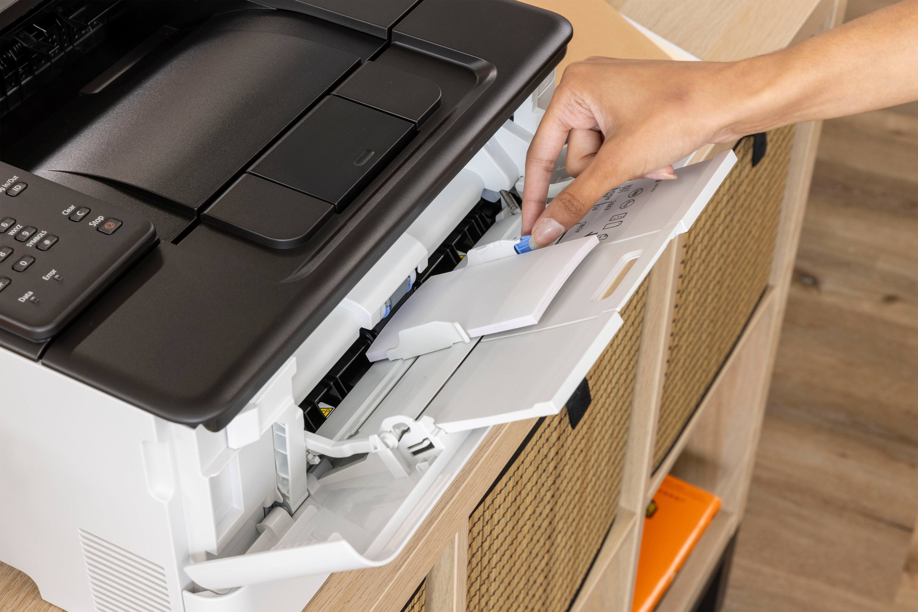 Alt View 34. Canon - imageCLASS LBP246dw Wireless Black-and-White Laser Printer - White.