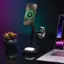 Alt View 11. mophie - 3-in-1 Extendable Charging Stand with MagSafe - Black.