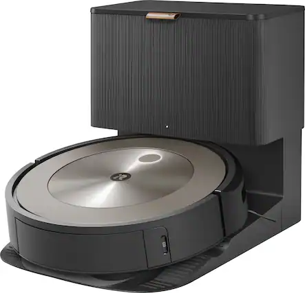 Front. iRobot - iRobot Roomba j9+ Self-Emptying Robot Vacuum - Ruby Bronze.