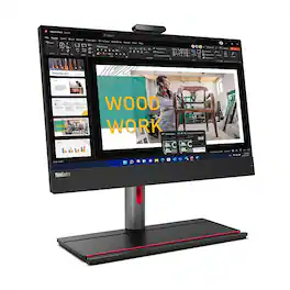Lenovo - ThinkCentre M90a Gen 3 23.8" All-In-One - Intel Core i5-12500 - 8GB Memory - 256GB SSD - Black