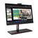 Front. Lenovo - ThinkCentre M90a Gen 3 23.8" All-In-One - Intel Core i5-12500 - 8GB Memory - 256GB SSD - Black.