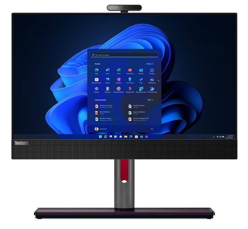 Alt View 5. Lenovo - ThinkCentre M90a Gen 3 23.8" All-In-One - Intel Core i5-12500 - 8GB Memory - 256GB SSD - Black.
