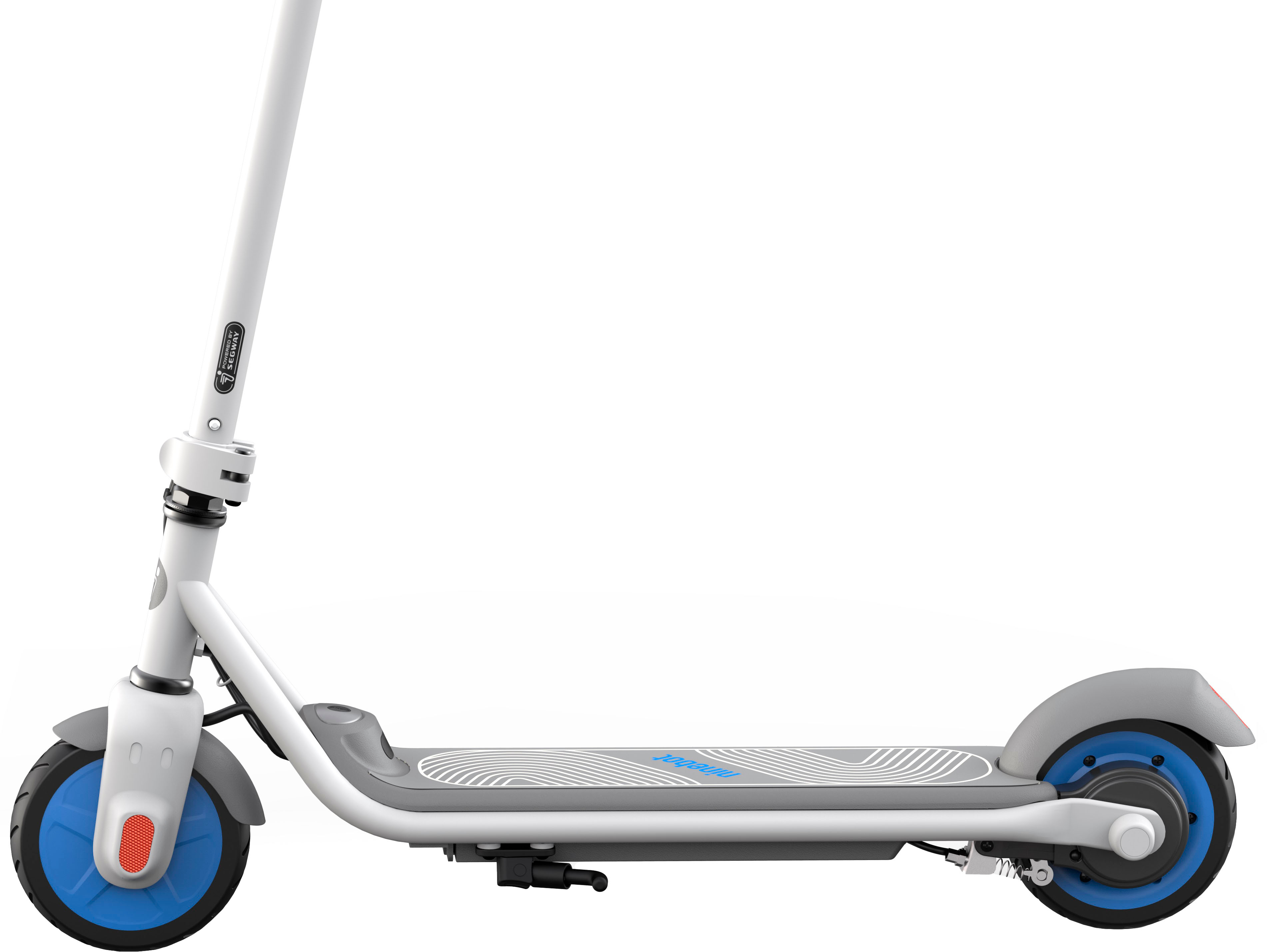 Angle View: Segway - Ninebot C9 Kids Electric Scooter w/6.2 mi Max Operating Range & 11.2 mph Max Speed - Blue