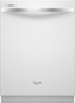 Front Standard. Whirlpool - Closeout Gold 24" Tall Tub Built-In Dishwasher - White Ice.
