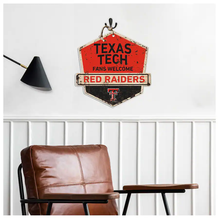 Jardine Texas Tech Raiders Fans Welcome Sign Red 4941533 - Best Buy