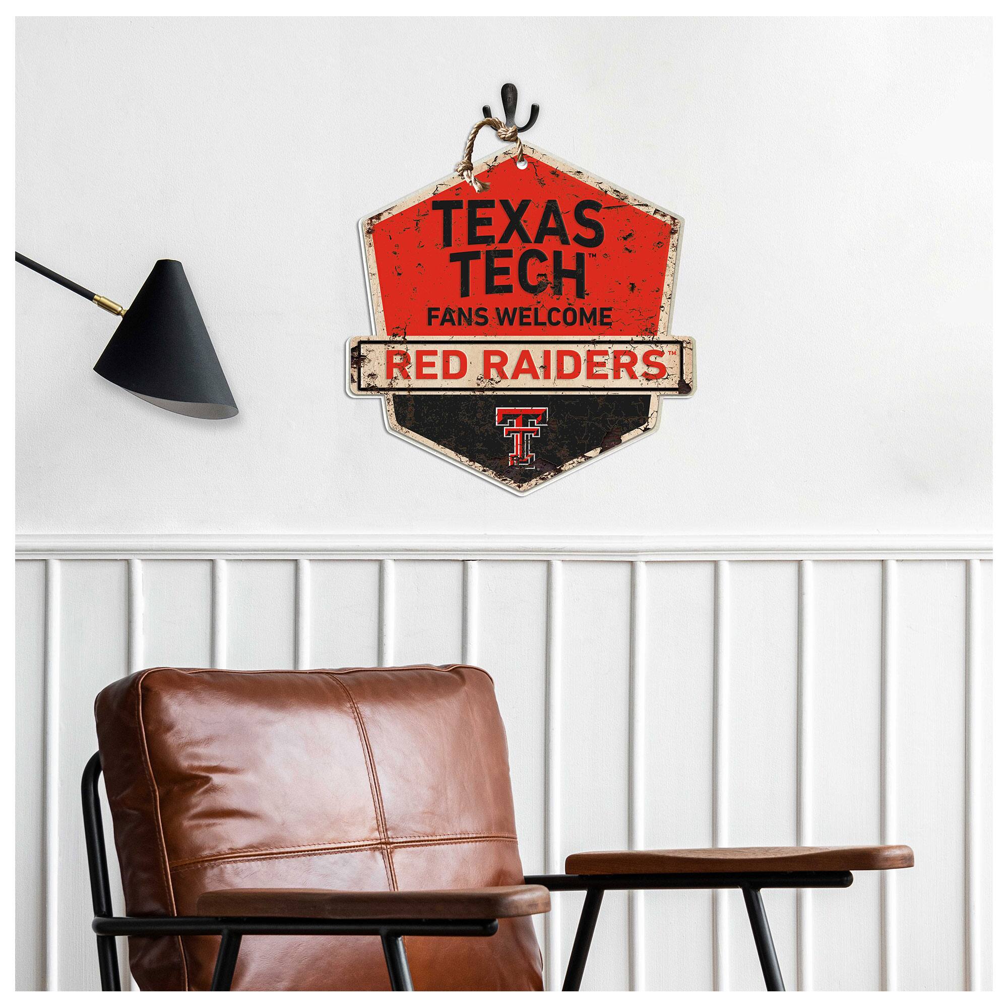 Jardine Texas Tech Raiders Fans Welcome Sign Red 4941533 - Best Buy