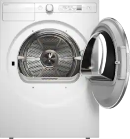 Asko - 4.2 cu. ft. Stackable Electric Vented Dryer - Butterfly Drying System, Soft Drum Technology, 12 Programs – - White