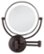 Left Zoom. Zadro - Round LED-Lighted Wall Mirror - Bronze.