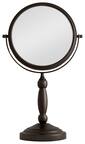 Left. Zadro - Double-Sided Swivel Magnification Mirror - Bronze.