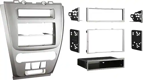 Front. Metra - Dash Kit for Select 2010-2012 Ford Fusion - Silver.