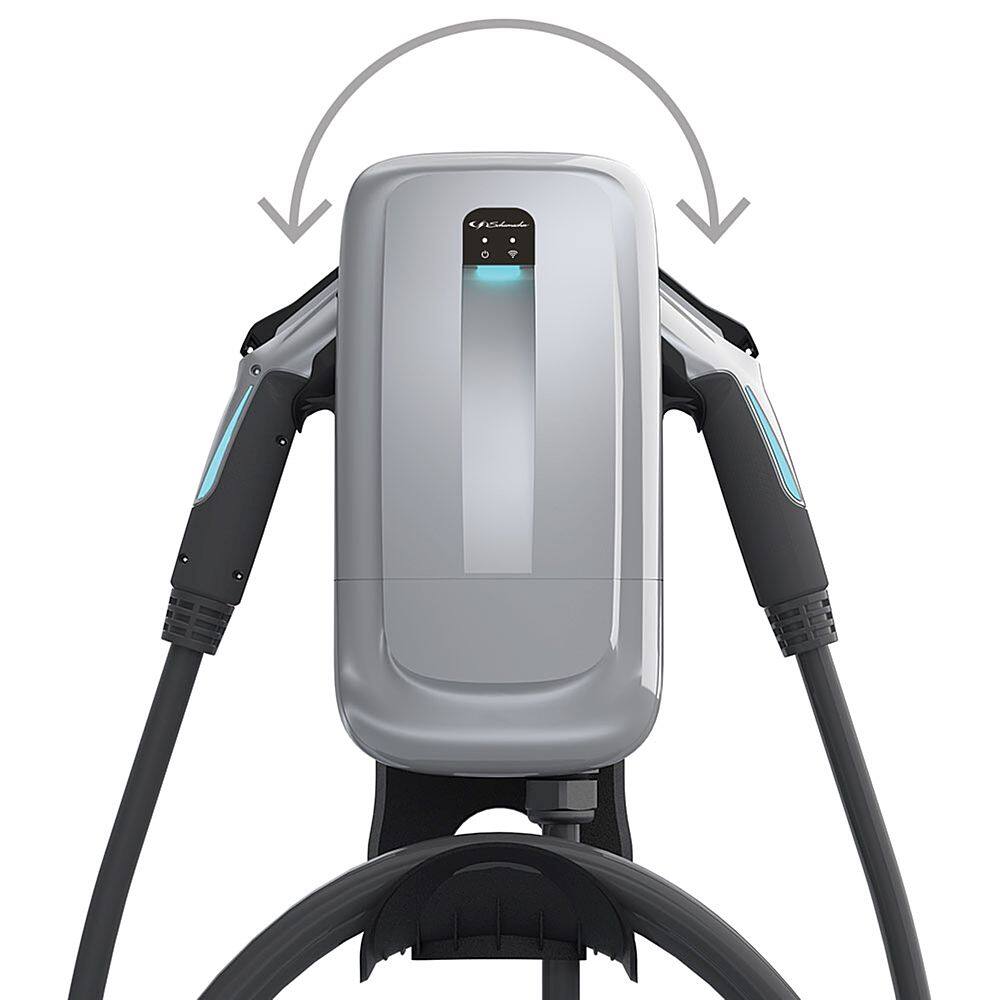 Upgrade Schumacher Electric - Gray Hardwired EV Wall Charger with Wi-Fi/Bluetooth Connection, Level 2 50A 240V, and J1772 Connector - Image 4