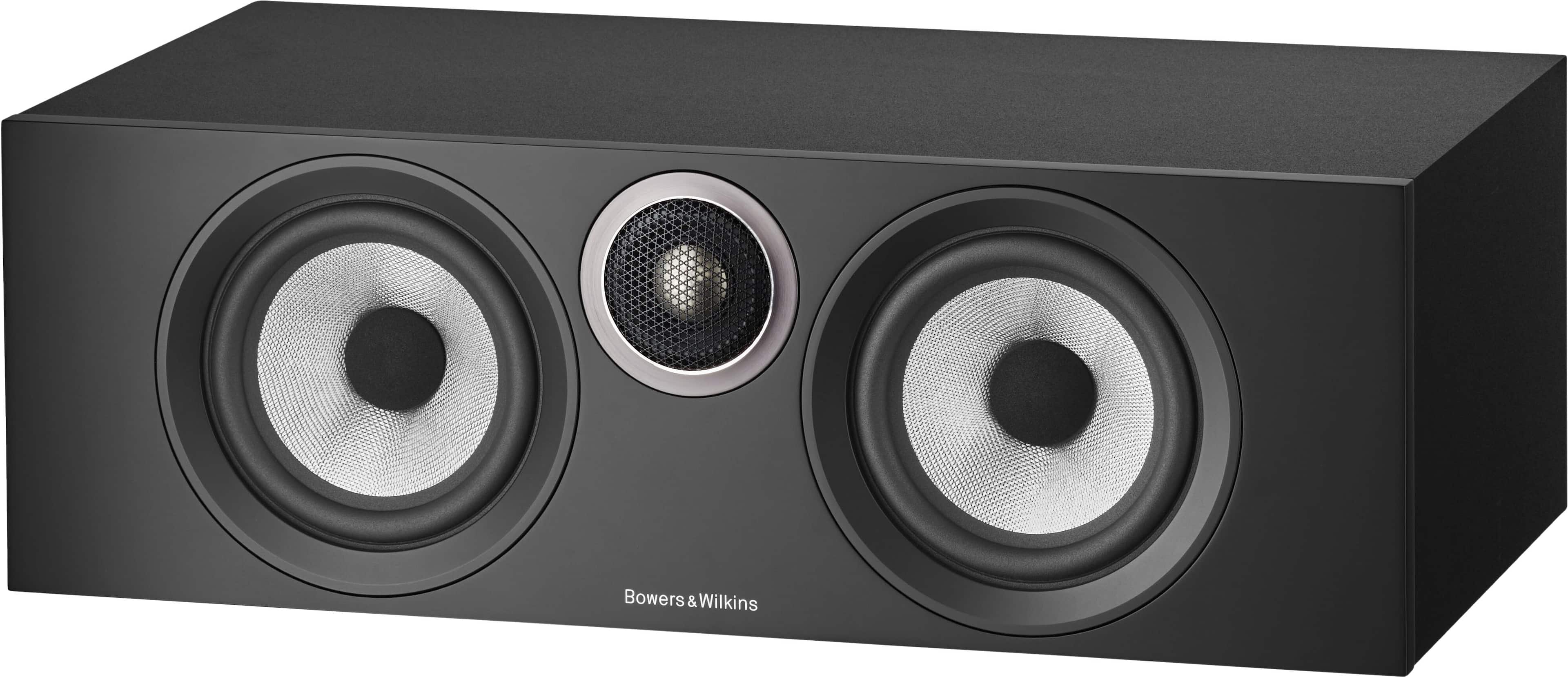 Bowers & Wilkins - HTM6 S3 Series 2-way Center Channel w/ dual 5" midbass (Each) - Black - Front_Zoom