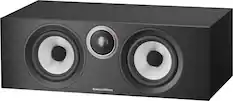 Front. Bowers & Wilkins - 600 S3 Series 2-way Center Channel w/ dual 5" midbass (Each) - Black.