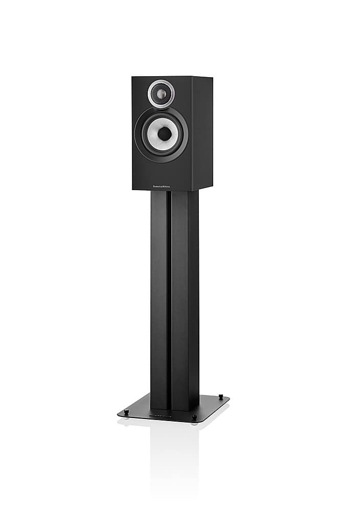 Left. Bowers & Wilkins - FS-600 S3 Floor Stands for 606 S3/607 S3 Standmount Speaker - Black.