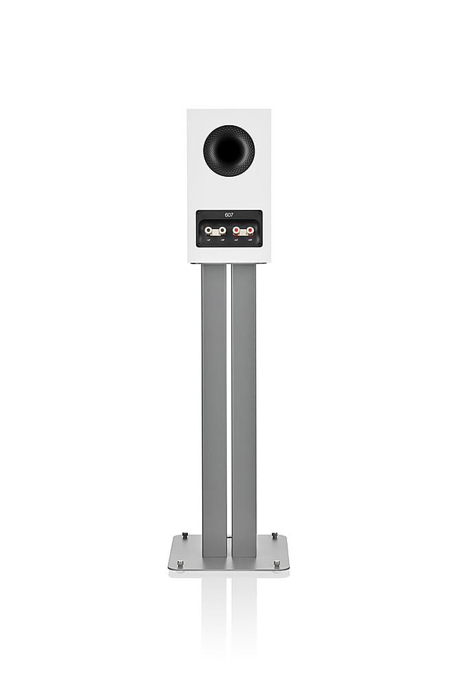 Alt View 11. Bowers & Wilkins - FS-600 S3 Floor Stands for 606 S3/607 S3 Standmount Speaker - Silver.