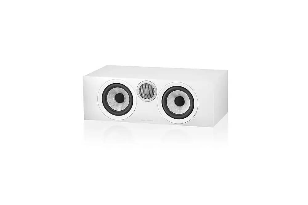 Front. Bowers & Wilkins - 600 S3 Series 2-way Center Channel w/ dual 5" midbass (Each) - White.