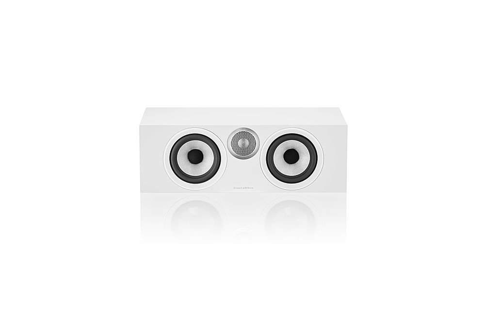 Left View: Bowers & Wilkins - 600 S3 Series 2-way Center Channel w/ dual 5" midbass (Each) - White