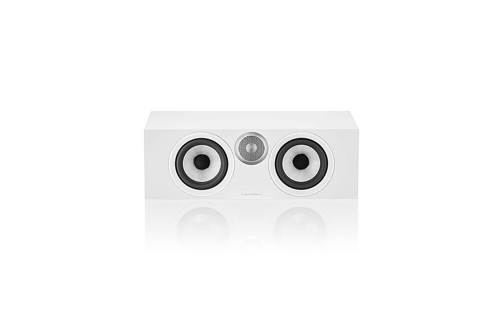 Left. Bowers & Wilkins - HTM6 S3 White Series 2-way Center Channel w/ dual 5" midbass (Each) - White.