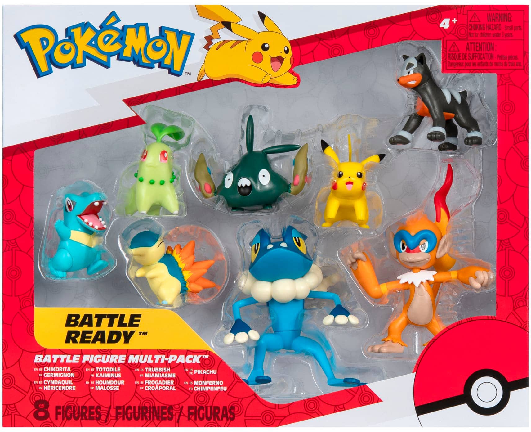 Jazwares - Pokémon Battle Figure 8-Pack - Front_Zoom