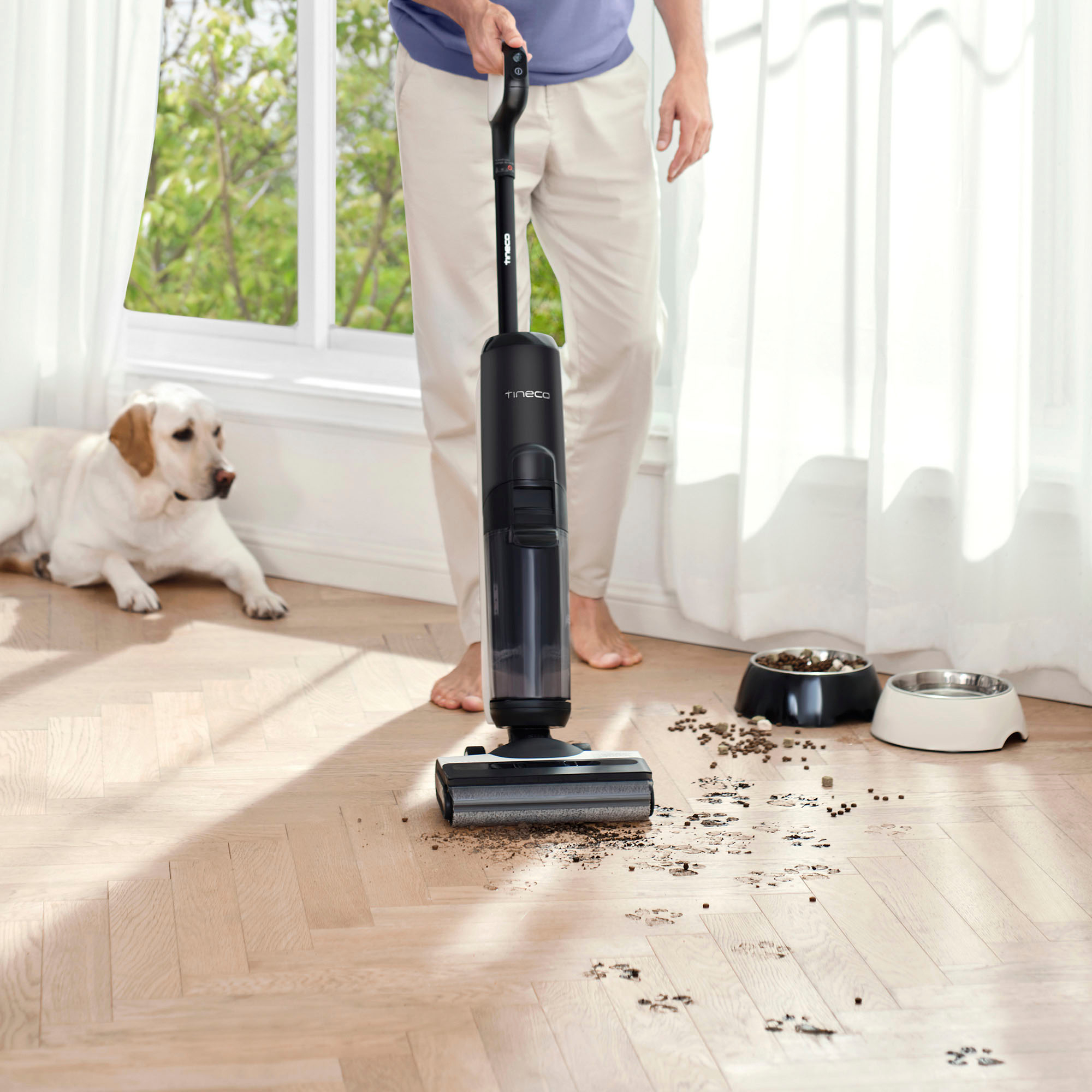  Tineco Floor ONE S6 Cordless Wet Dry Vacuum Floor Cleaner  Washer Mop All-in-One for Hard Floors, LED Display, Long Runtime,  Dual-Sided Edge Cleaning, Self-Cleaning : Tools & Home Improvement