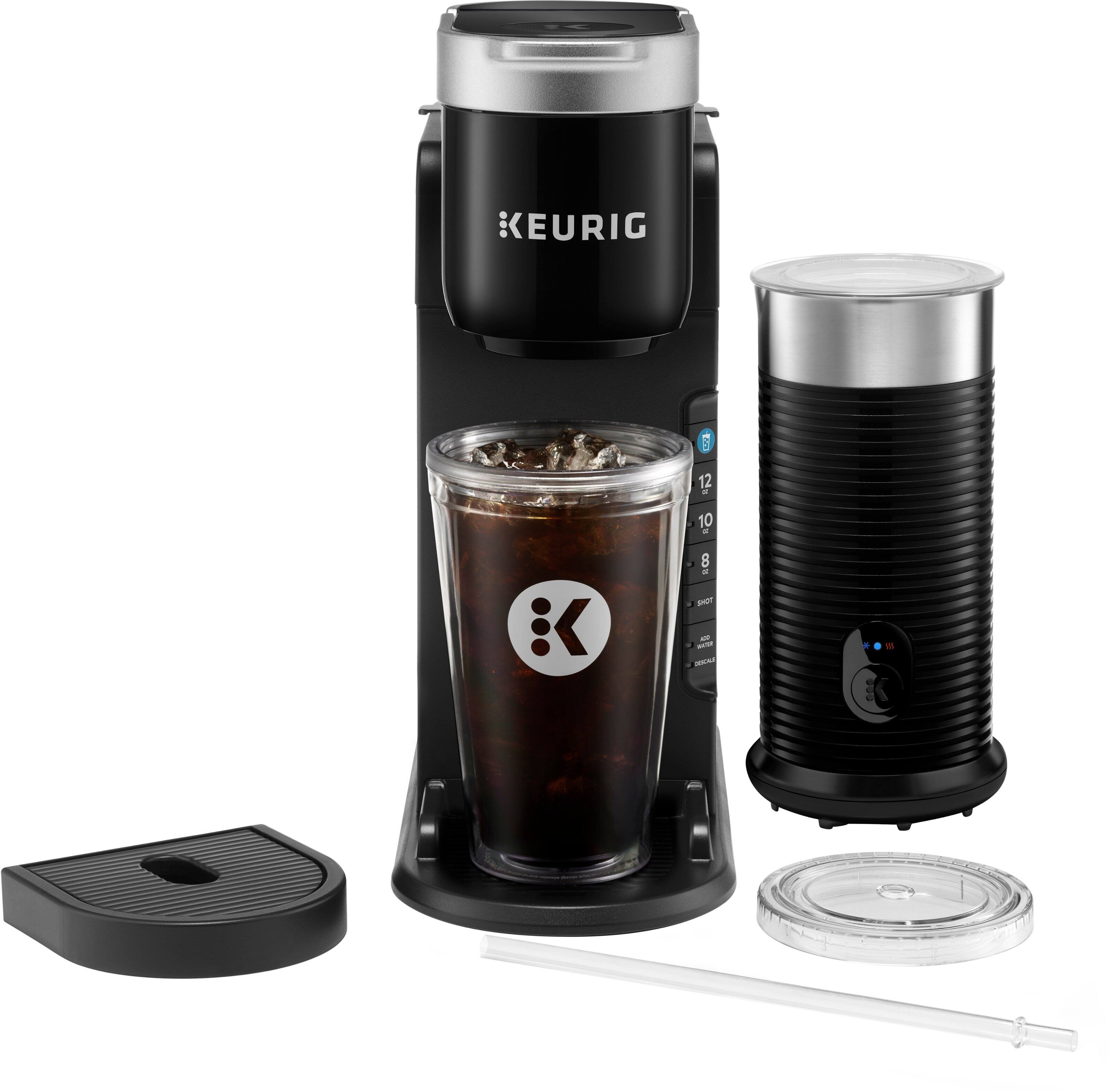Left. Keurig - K-Café Barista Bar Single Serve Coffee Maker and Frother - Black.