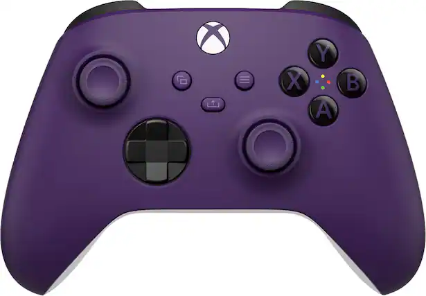 Front. Microsoft - Xbox Wireless Controller for Xbox Series X, Xbox Series S, Xbox One, Windows Devices - Astral Purple.