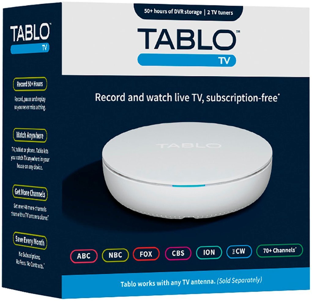 Zoom in on Alt View Zoom 12. Tablo - 4th Gen 128GB Over-The-Air DVR & Streaming Player - White.