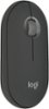Logitech - Pebble Mouse 2 M350s Slim Lightweight Wireless Silent Ambidextrous Mouse with Customizable Buttons - Graphite