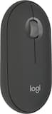 Logitech - Pebble Mouse 2 M350s Slim Lightweight Wireless Bluetooth Optical Silent Ambidextrous Mouse with Customizable Buttons - Wireless - Graphite