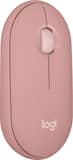Logitech - Pebble Mouse 2 M350s Slim Lightweight Wireless Bluetooth Optical Silent Ambidextrous Mouse with Customizable Buttons - Wireless - Rose