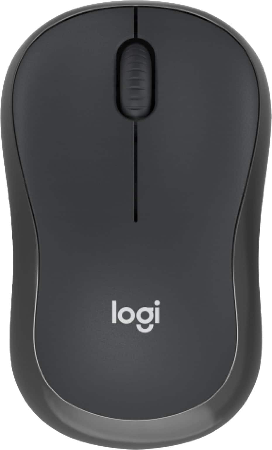 Front. Logitech - M240 Silent Bluetooth Wireless Optical Ambidextrous Mouse - Graphite.