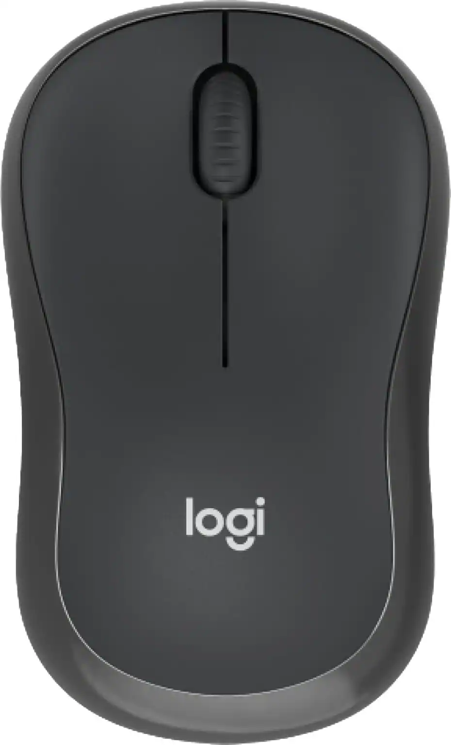 Front. Logitech - M240 Silent Bluetooth Wireless Optical Ambidextrous Mouse - Graphite.