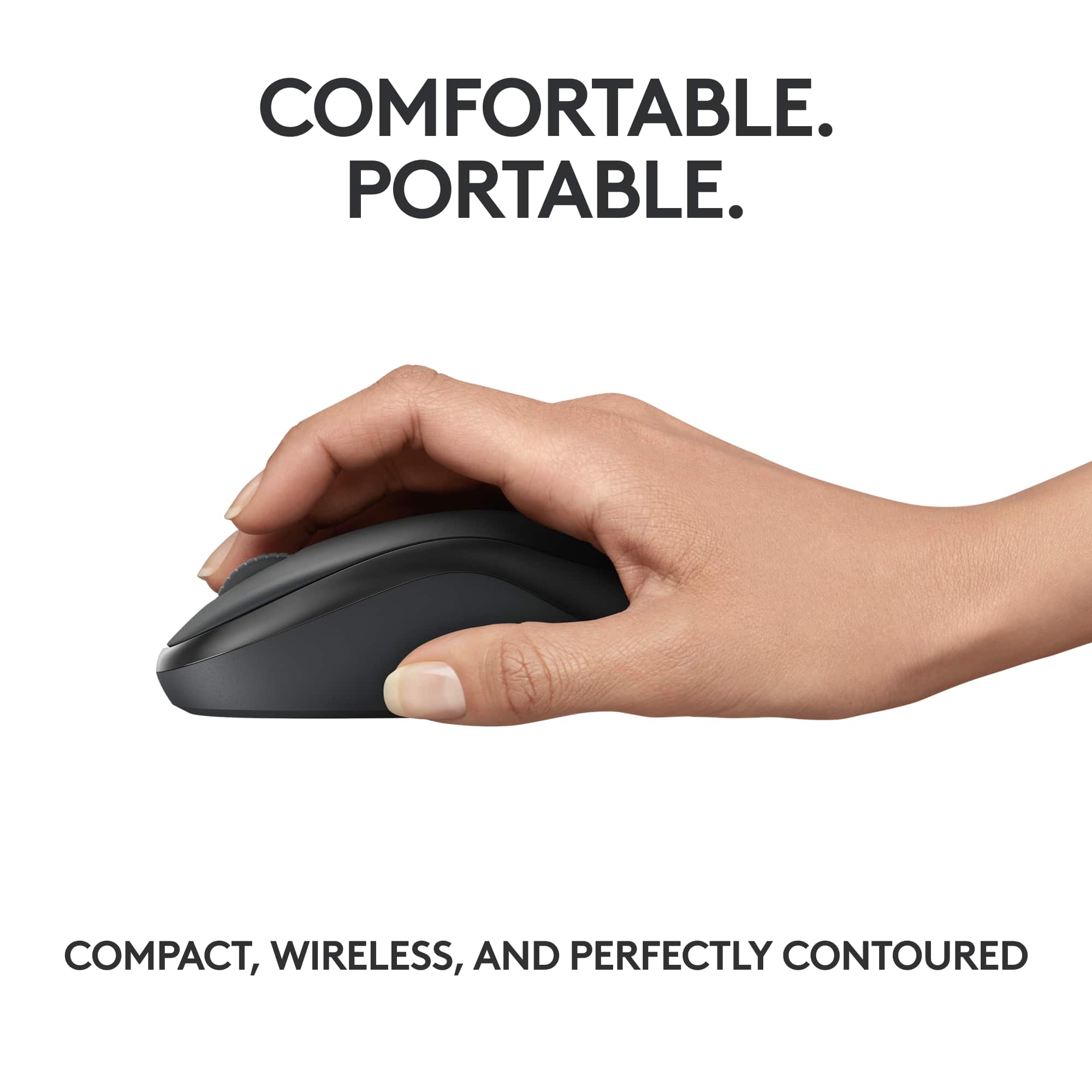COMFORTABLE. PORTABLE. COMPACT, WIRELESS, AND PERFECTLY CONTOURED.