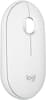 Front. Logitech - Pebble Mouse 2 M350s Slim Lightweight Wireless Bluetooth Optical Silent Ambidextrous Mouse with Customizable Buttons - Off-White.