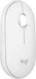 Logitech - Pebble Mouse 2 M350s Slim Lightweight Wireless Bluetooth Optical Silent Ambidextrous Mouse with Customizable Buttons - Wireless - Off-White