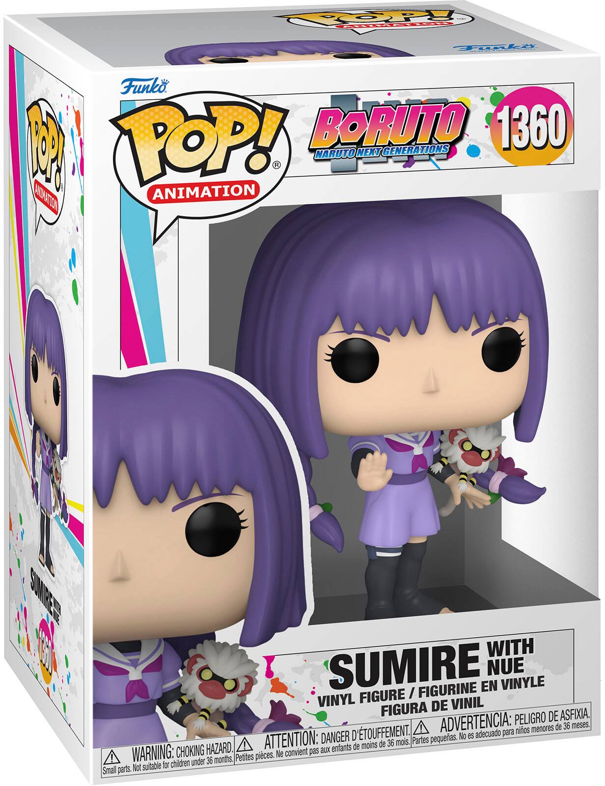 Angle. Funko - POP! Animation: Boruto Naruto Next Generations- Sumire with Nue.