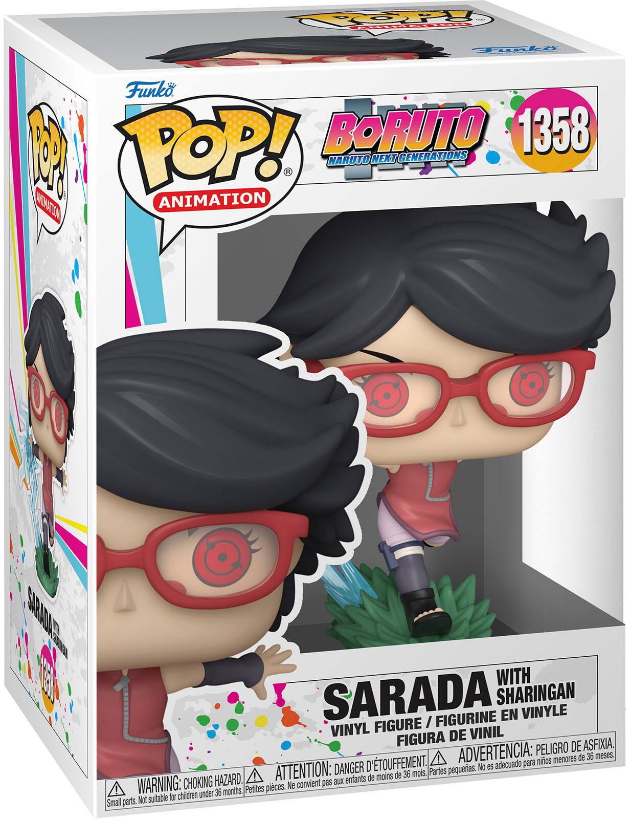 Angle. Funko - POP! Animation: Boruto Naruto Next Generations- Sarada with Sharingan.