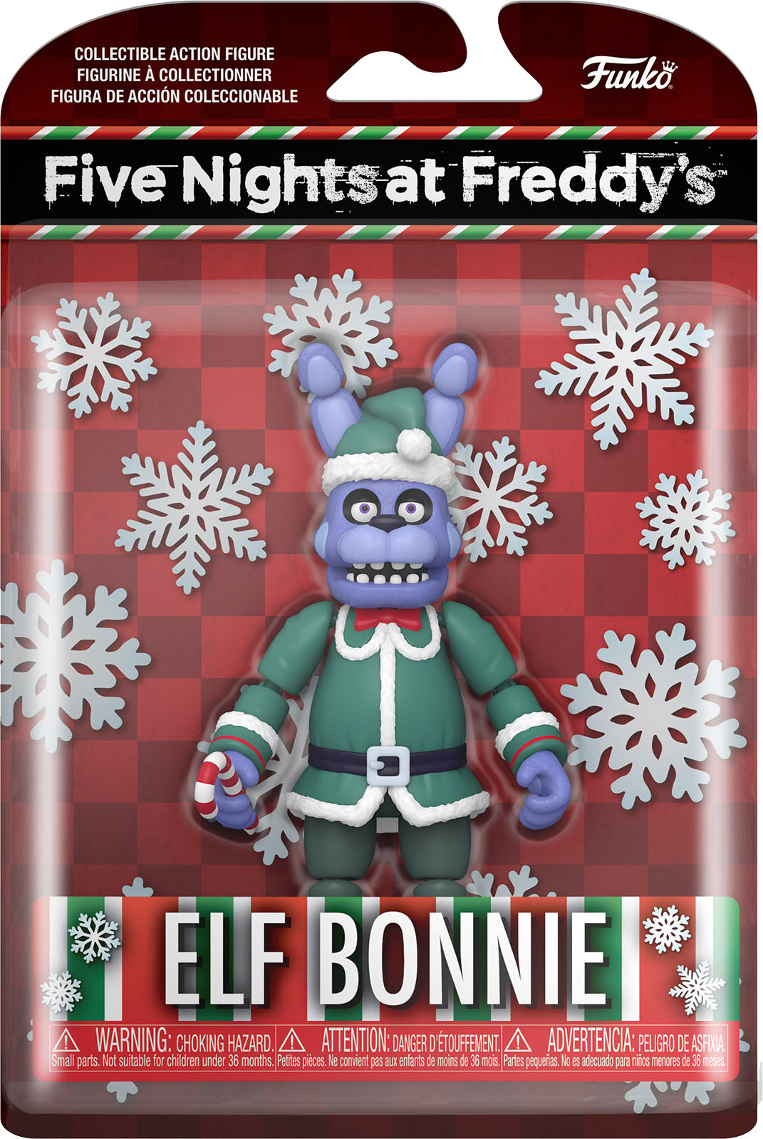 Five Nights at Freddy's Figurina articulata Holiday Bonnie 13 cm, Five  Nights at Freddy's (FNAF) 