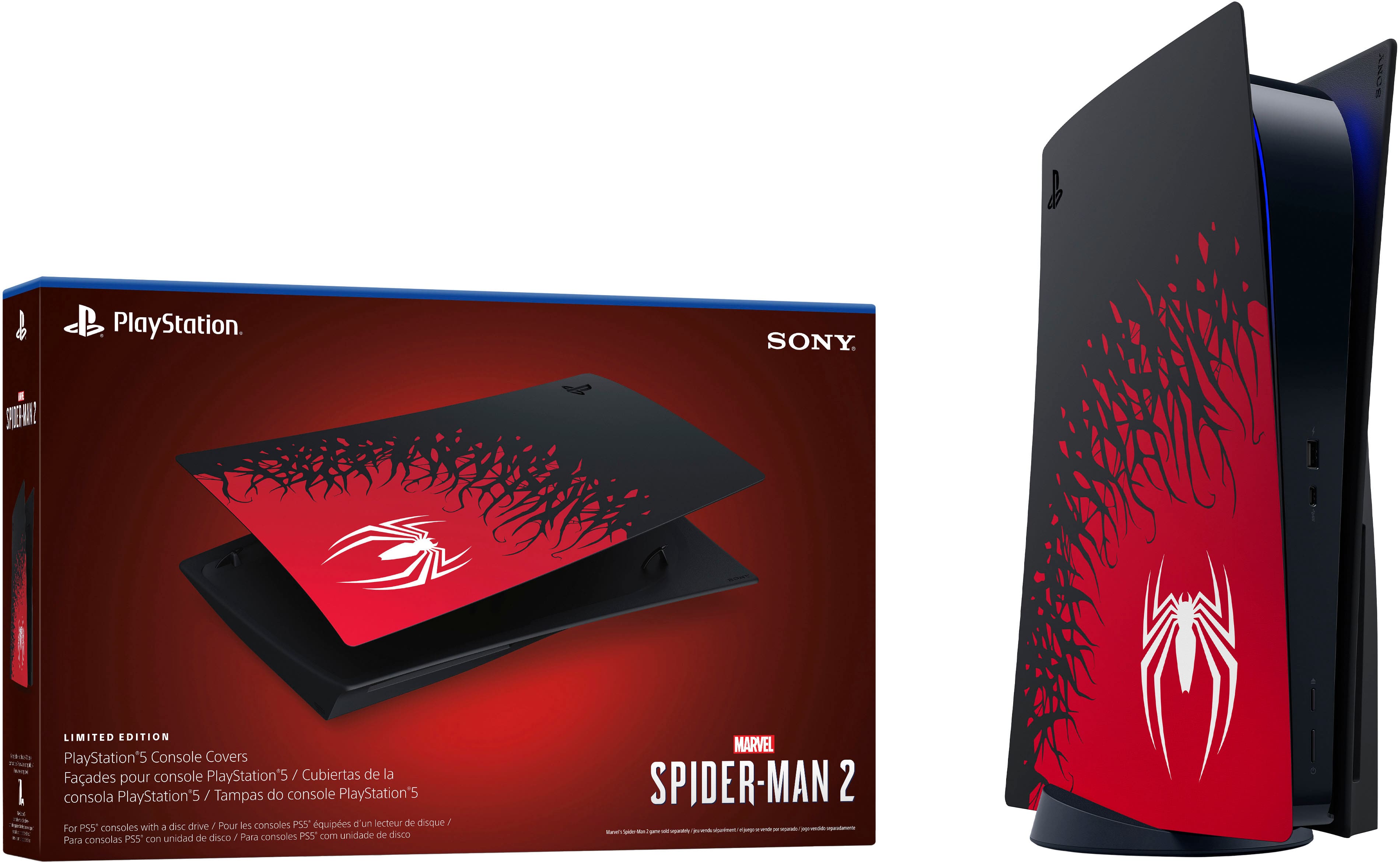 Sony PlayStation 5 Console Covers – Marvel's Spider-Man 2 Limited