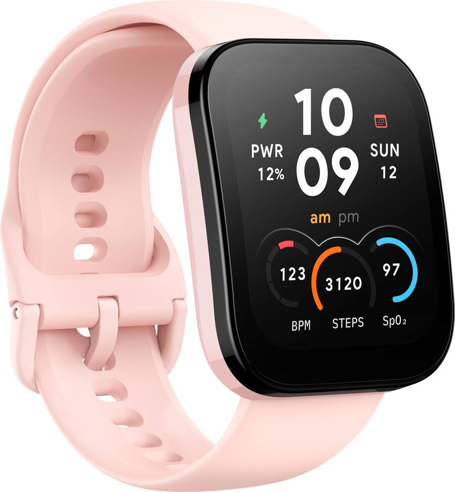 Amazfit Bip 5 Smartwatch 46mm Polycarbonate Plastic Pink (2023 ...