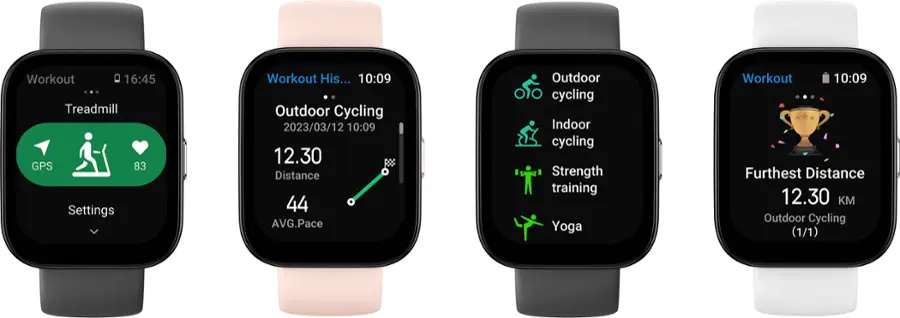Alt View 18. Amazfit - Bip 5 Smartwatch 49mm Polycarbonate Plastic - Black.