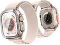 Left. Raptic - 360X Bumper with Built-In Glass Screen Protection for Apple Watch Ultra 49mm.