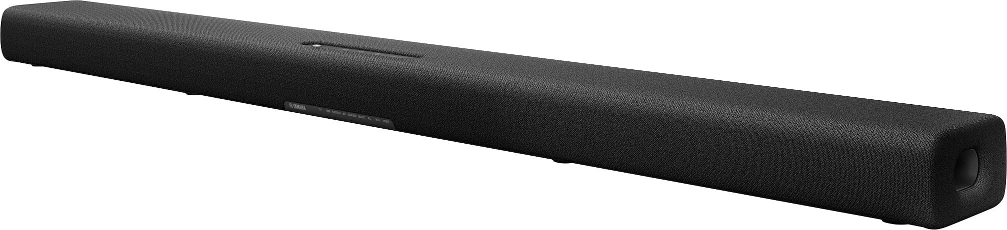 Front. Yamaha - TRUE X BAR 40A Soundbar with Dolby Atmos, Built-in Subwoofers and Alexa Built-in - Black.