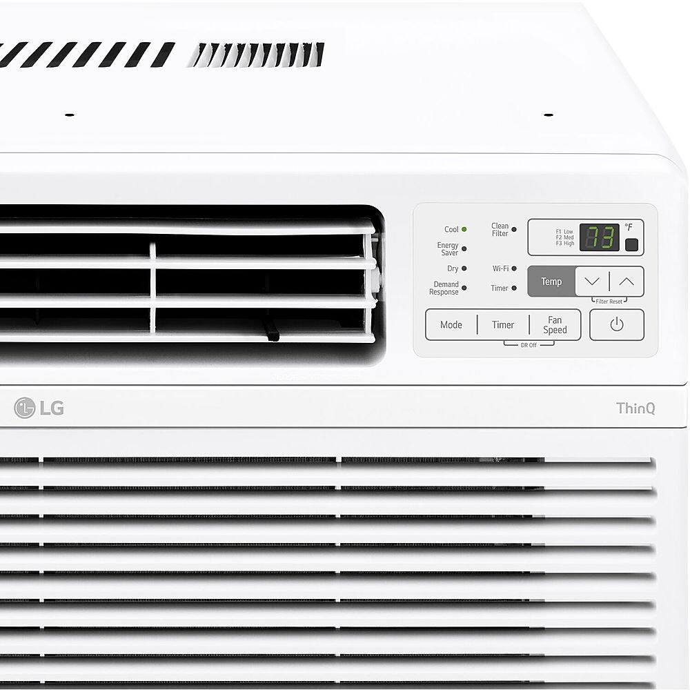 Alt View 12. LG - 550 Sq. Ft. 12,000 BTU Smart Window Air Conditioner - White.
