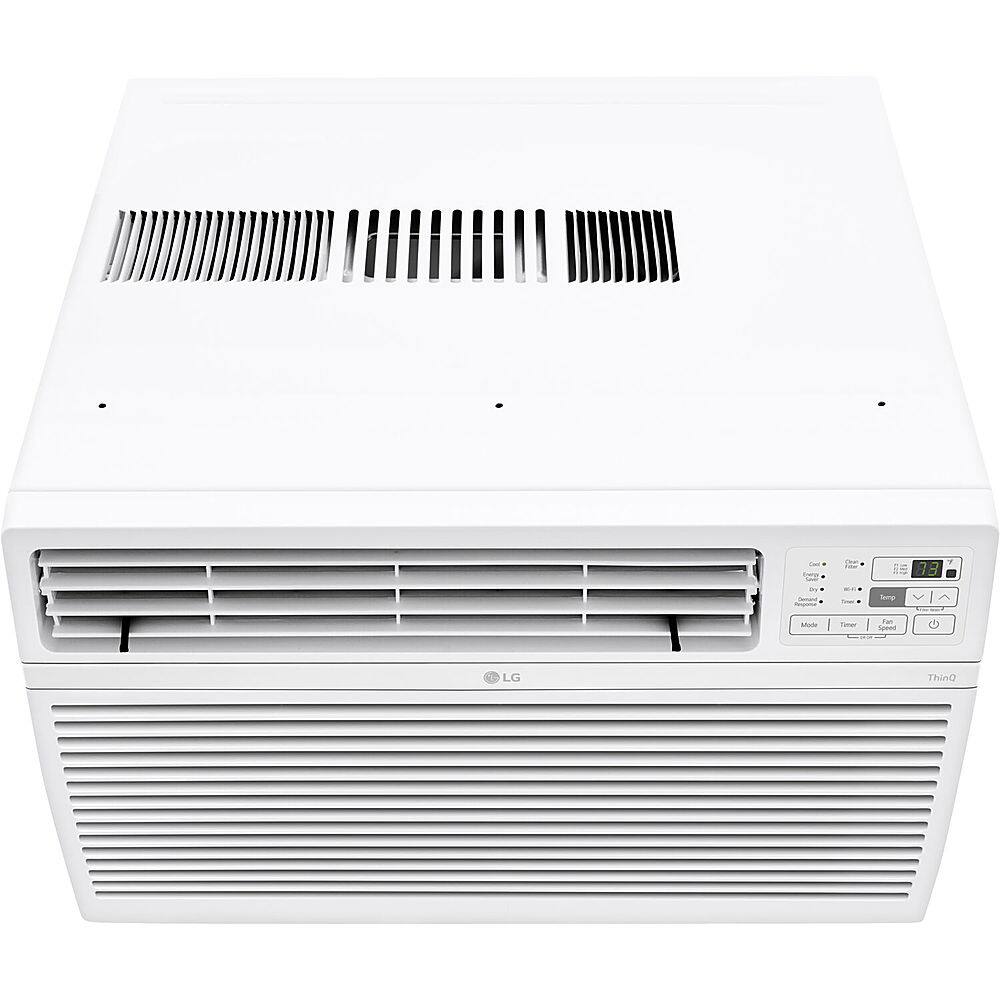 Alt View 15. LG - 550 Sq. Ft. 12,000 BTU Smart Window Air Conditioner - White.