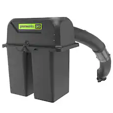 Front. Greenworks - 42" Residential Riding Mower Bagging Kit - Black.